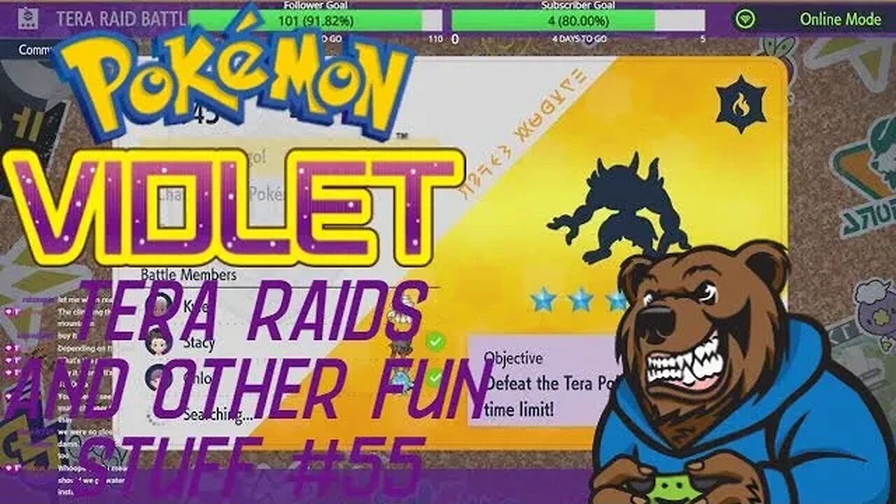 Tera Raid Events and VGC Team Training: Pokemon Violet Fun Stuff #55