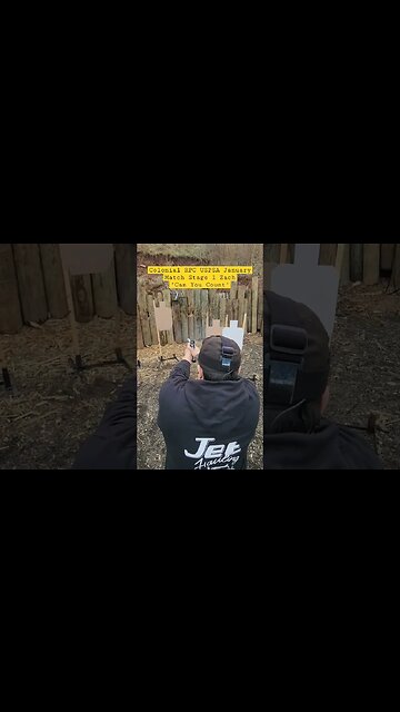 Colonial RPC #uspsa A January Match Stage 01 Dan #unloadshowclear #ipsc #idpa