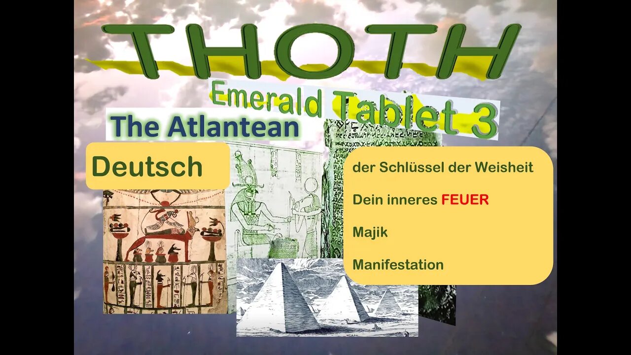 Thot der Atlantische Lesesmaragdtafel 3