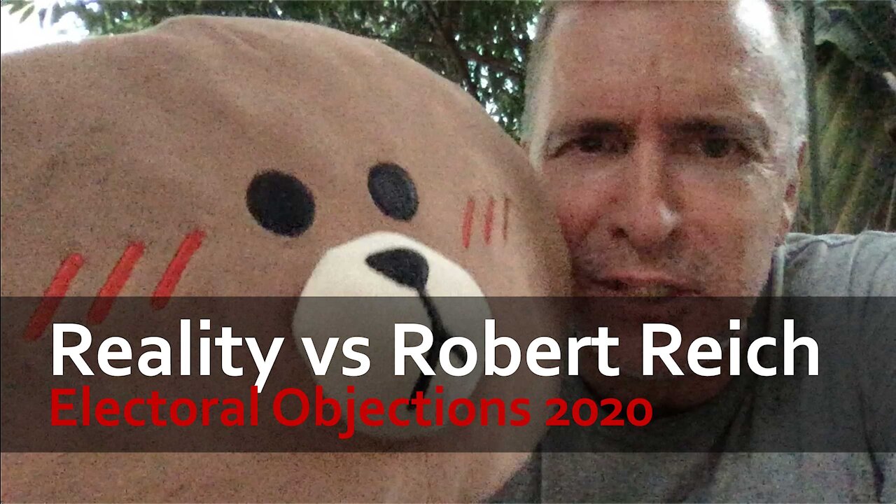 Reality vs Robert Reich, Part 1