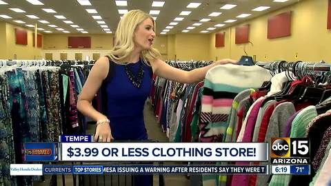 Get clothes for a few dollars a piece in Tempe