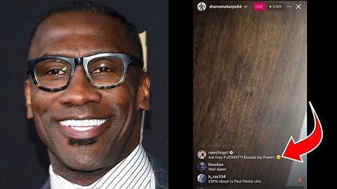 Shannon Sharpe GOES VIRAL After He's Caught SMASHING Girl On IG Live...Will He Get FIRED?!