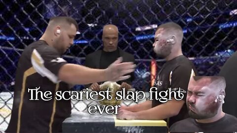 THE most scary and in saying slap fight ever !It's time to slap