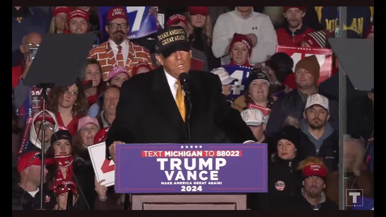 President Trump in Traverse City, MI