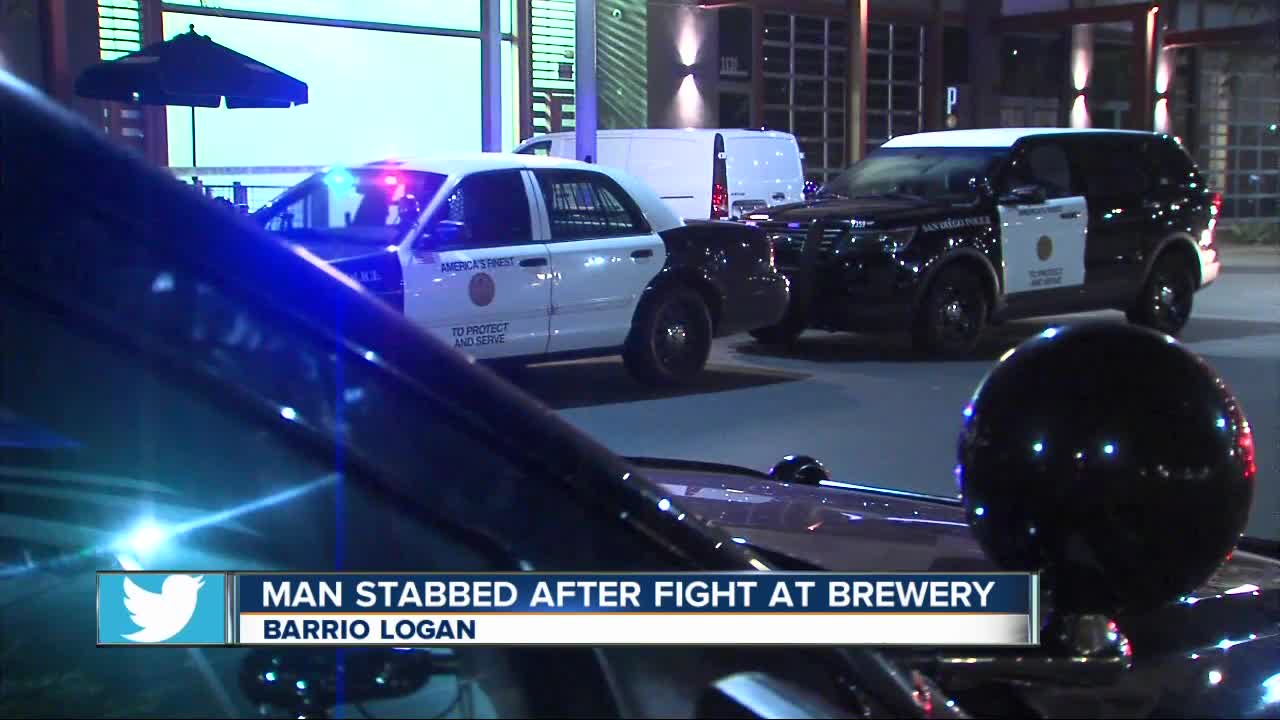 Man stabbed in fight at Barrio Logan brewery