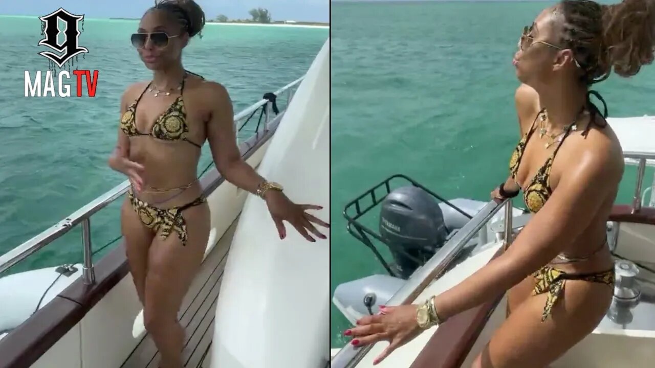 Tamar Braxton Out Here Servin 46 Year Old Bawdy In Turks & Caicos! 👙