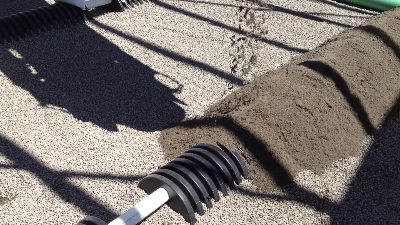 EPIC system sand over bridging gravel