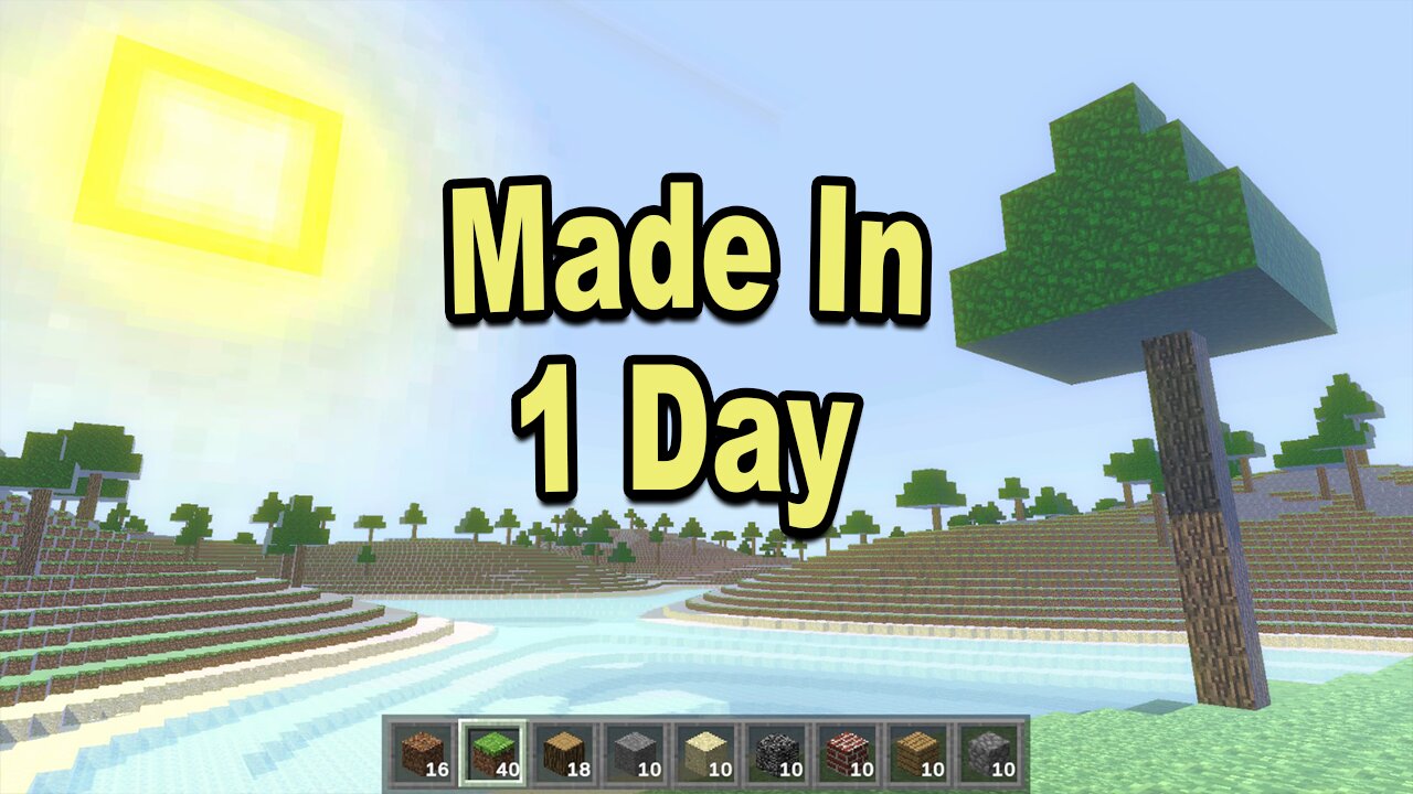 I Made Minecraft in 24 Hours!