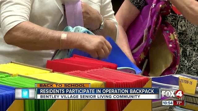 Operation backpack is underway