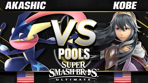 SWFL | Akashic (Greninja) vs. RG | Kobe (Lucina/Young Link) - Ultimate Pools - SC United