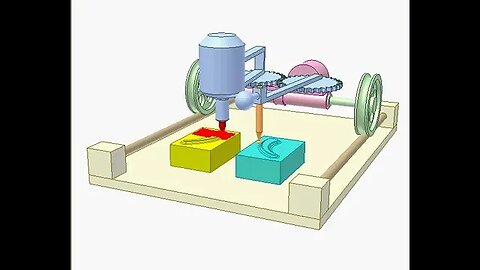 2135 Wood 3D copy milling machine 3