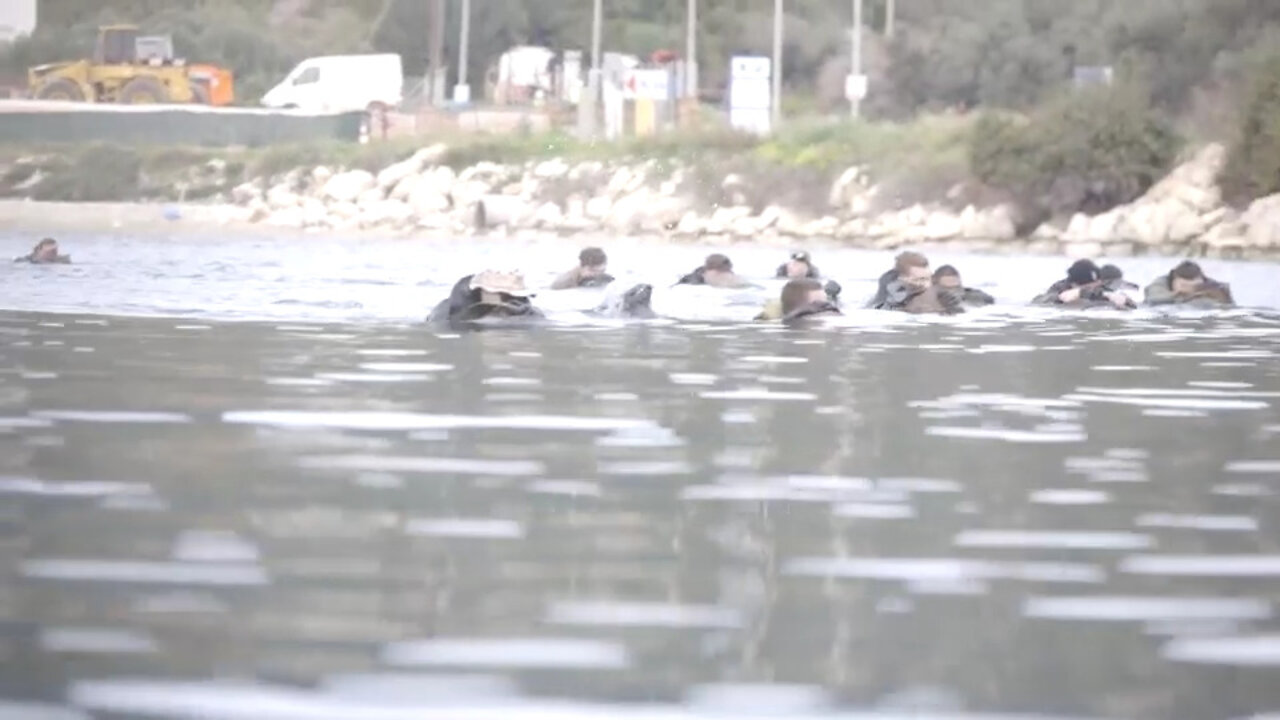 Task Force 61/2 Training in Souda Bay, Greece