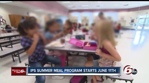 IPS offering free meals to kids this summer