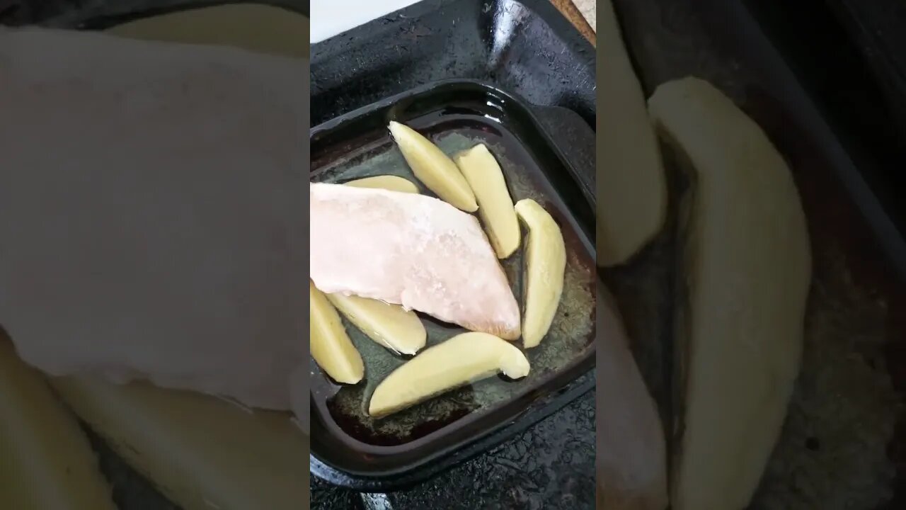 chicken 🐔 and chips 🍟 for dinner 🍽 today enjoy