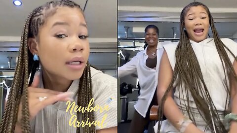 "No I Don't" Storm Reid Responds To Comment About Listening To Taylor Swift Music On Set With Mom! 🎧