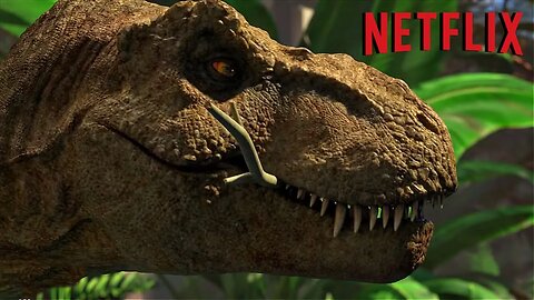 New Jurassic World: Camp Cretaceous Scene Reveals Rexy Building A Nest! | NETFLIX SERIES