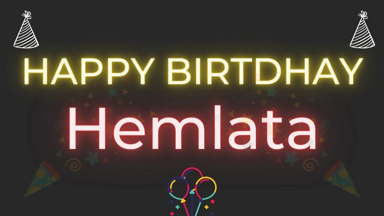 Happy Birthday to Hemlata - Birthday Wish From Birthday Bash