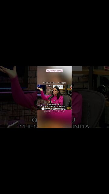 QUANDO EU CHEGUEI ELA AINDA TAVA RESPIRANDO #shorts #isabellanardoni #cortesdepodcast #cariocaebola