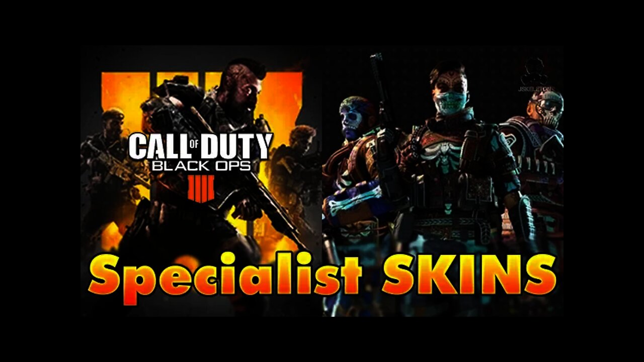 Black Ops 4 Specialist Skins REVEALED!