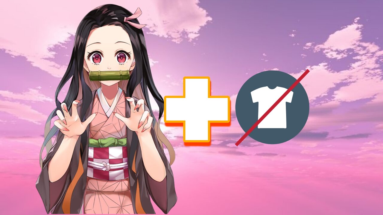 Nezuko in different styles