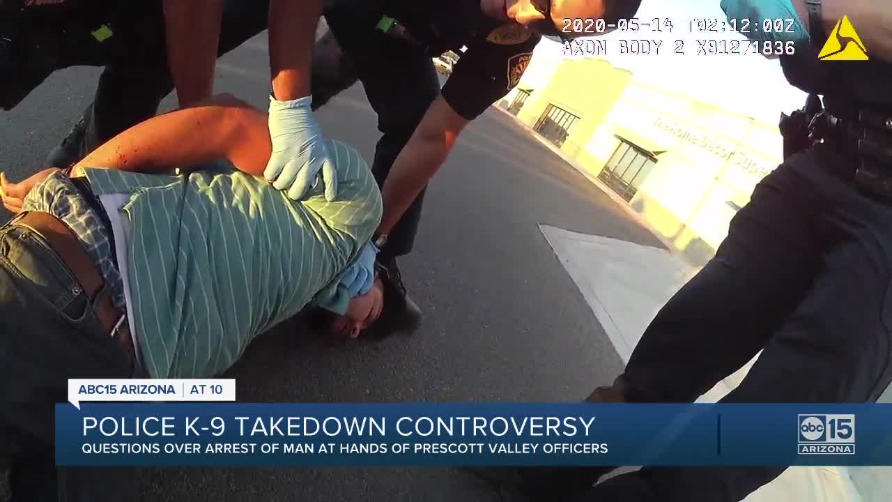 Police K-9 takedown controversy in Prescott Valley