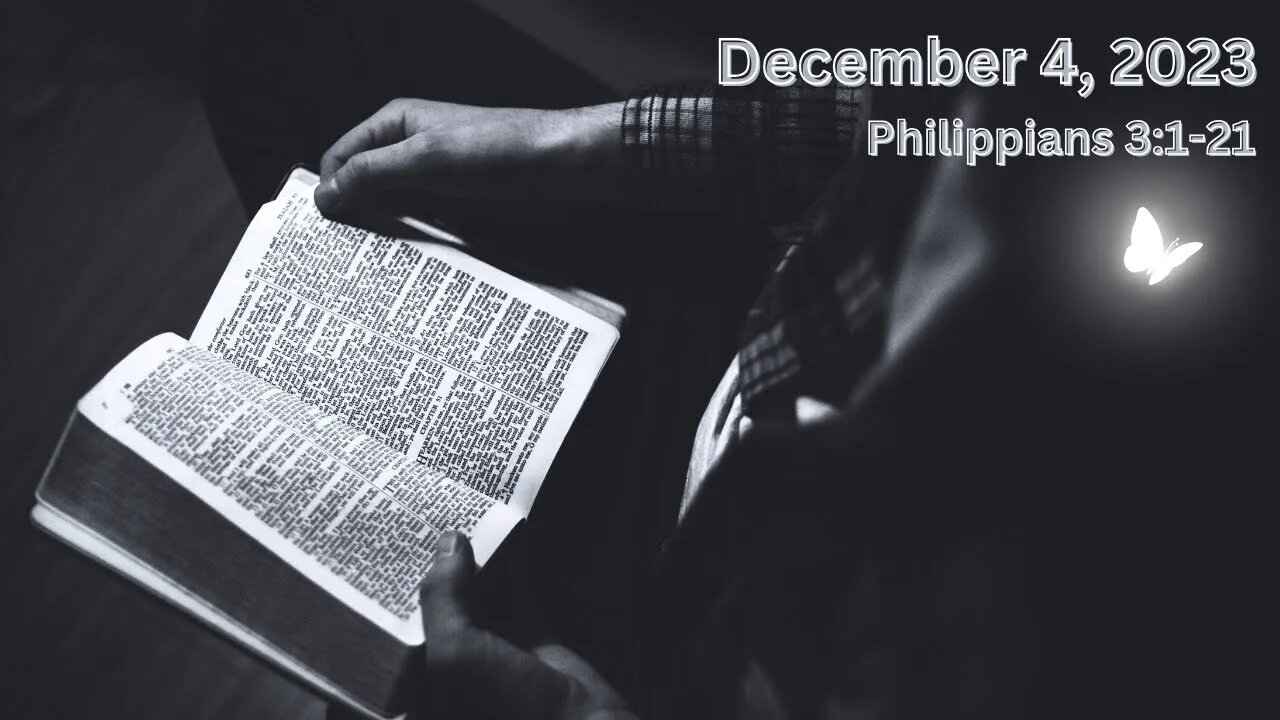 Always worried you'll screw up being saved?- Philippians 3:1-21