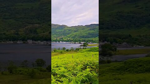 The end of Loch Lomond on The West Highland Way Scotland #westhighlandway