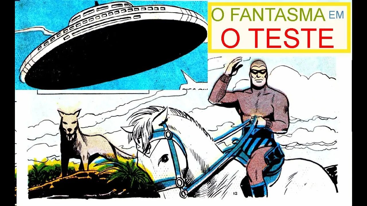 O FANTASMA EM O TESTE #comics #gibi #museudogibi #historieta