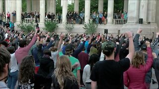 Vigil held for George Floyd in Denver more than 2 weeks after his death