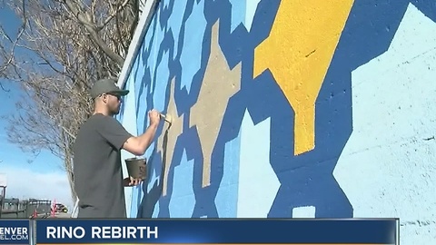 RiNo gets new massive mural at 38th St. viaduct thanks to volunteers, artists, donors