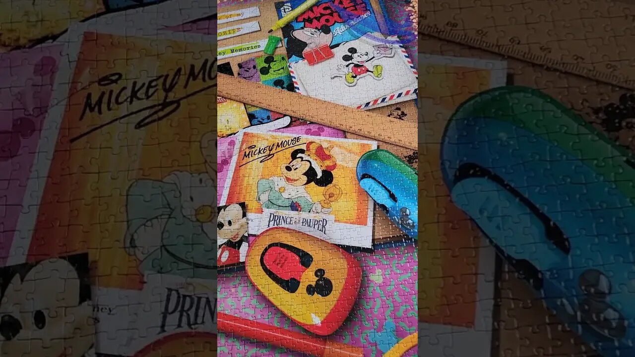 The 90s #mickeymouse #puzzle #disney #satisfying #puzzletime