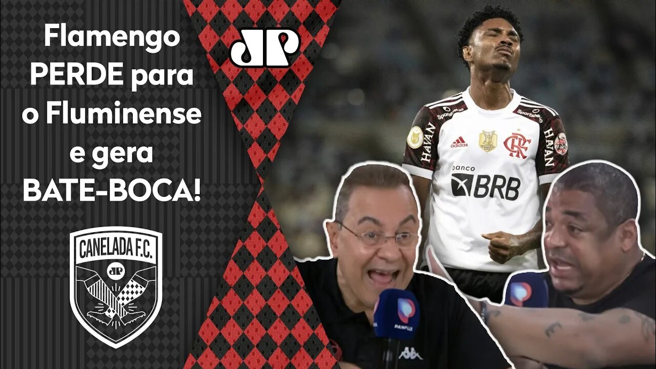 TRETA! Vampeta e Flavio Prado BATEM BOCA após Flamengo PERDER pro Fluminense!