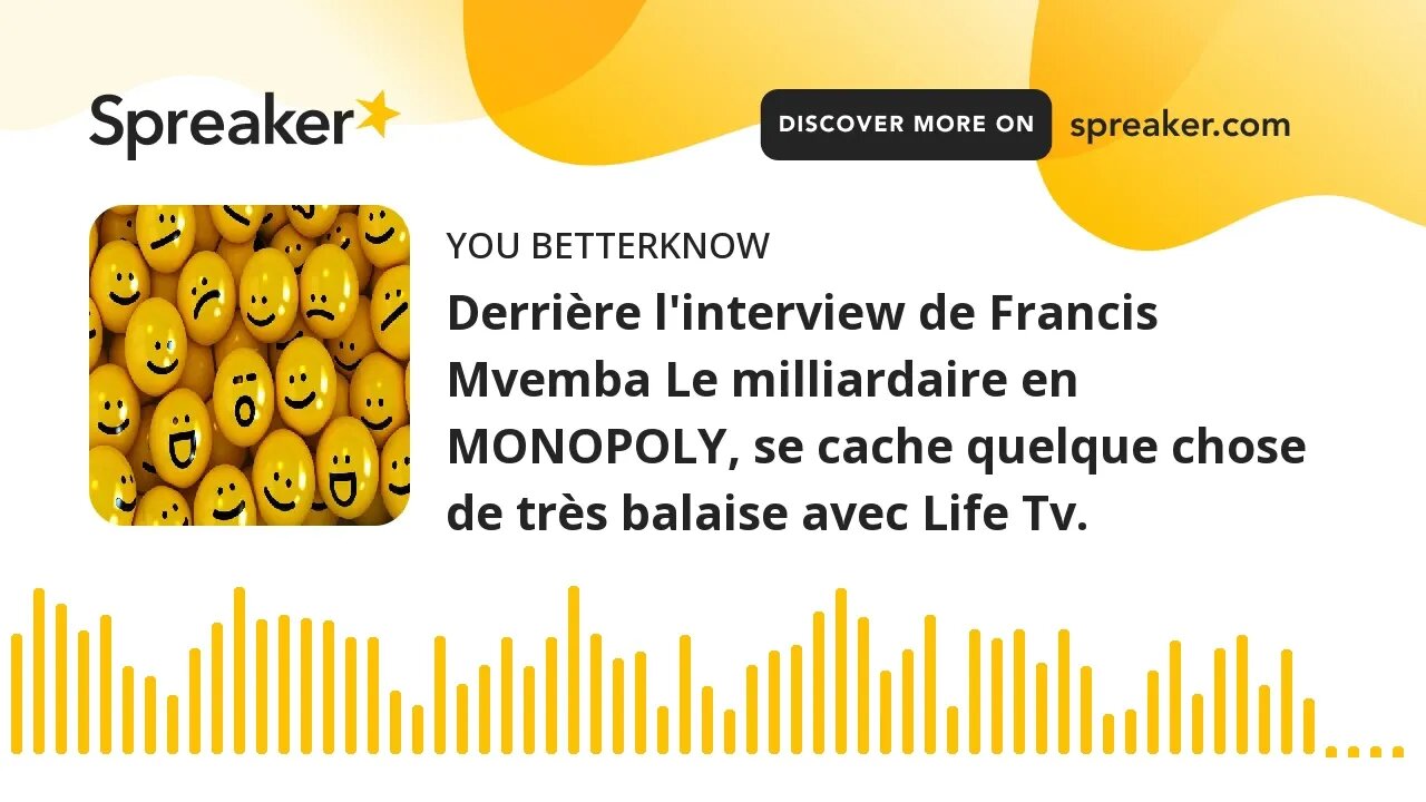 Derrière l'interview de Francis Mvemba Le milliardaire en MONOPOLY, se cache quelque chose de très b