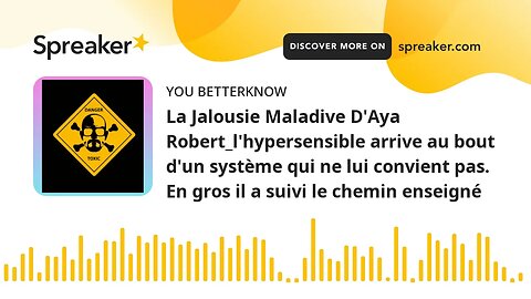 La Jalousie Maladive D'Aya Robert_l'hypersensible arrive au bout d'un système qui ne lui convient pa