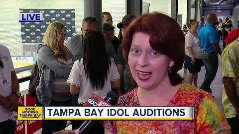 Tampa Bay Idol 2018 auditions in Wesley Chapel today