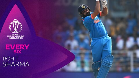 Every six from Rohit Sharma | CWC23"