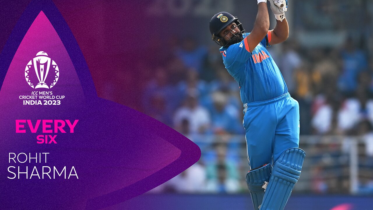 Every six from Rohit Sharma | CWC23"