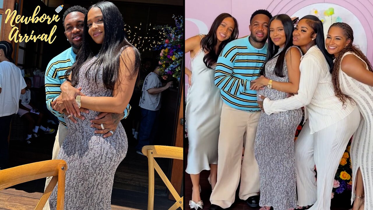 DJ Mustard & "GF" Brittany Stroud Host Their 1st Baby Shower Together! 👶🏽