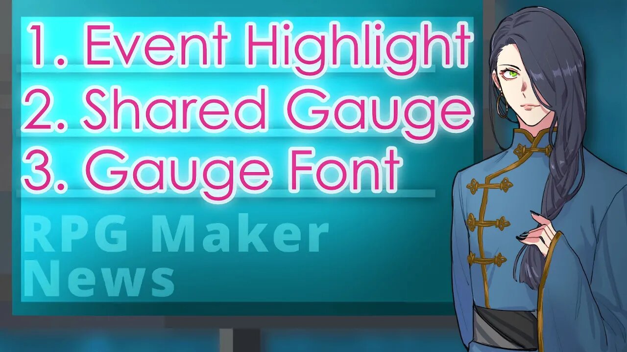 Shared Gauge, Visual Items, Highlight Events with Key | RPG Maker News #164