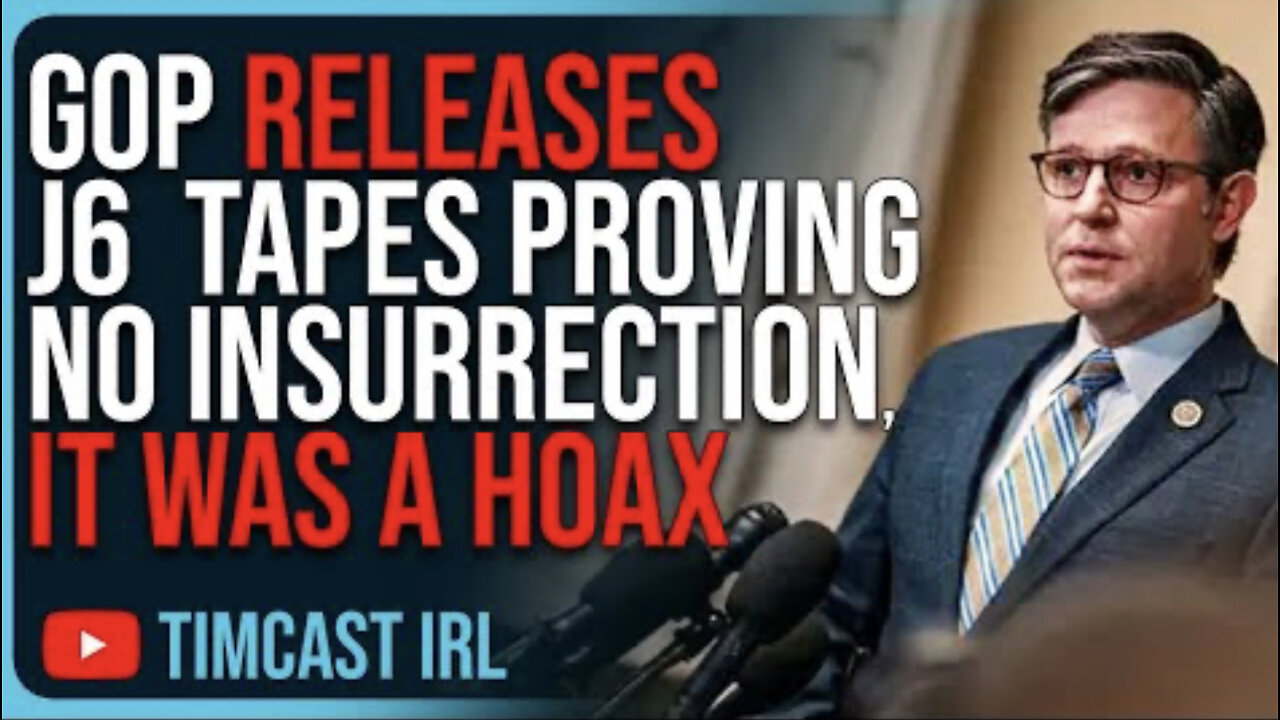 GOP RELEASES January 6th Tapes PROVING NO INSURRECTION, It Was A Hoax, Cops HELPED