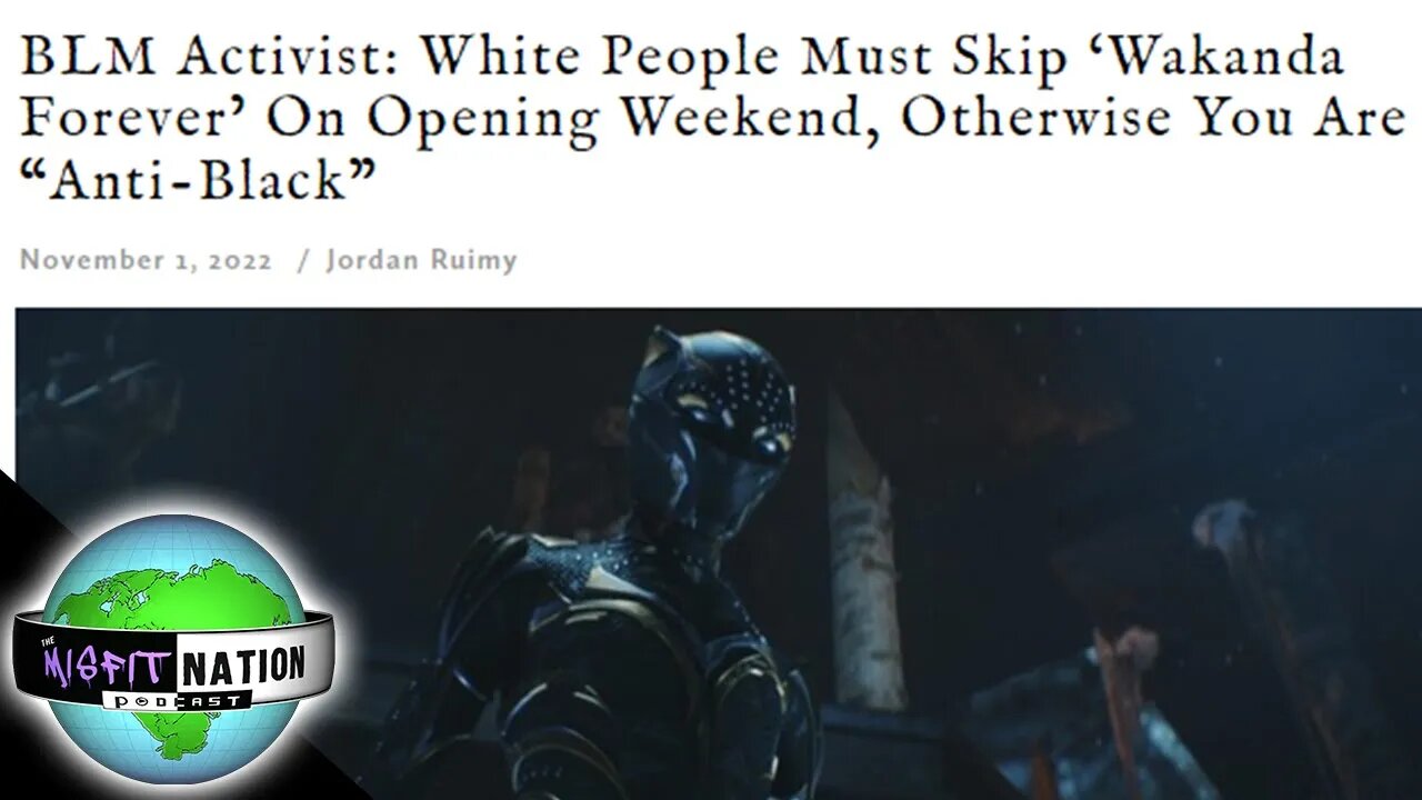 BLM Activist Says "White People Should Skip Black Panther"