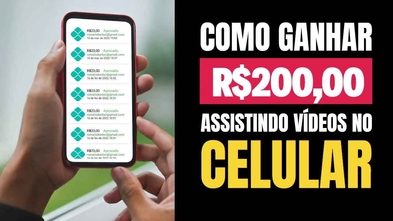 💲😱 SAQUEI R$200,00! GANHE DINHEIRO ASSISTINDO VÍDEOS igual do TIKTOK e KWAI