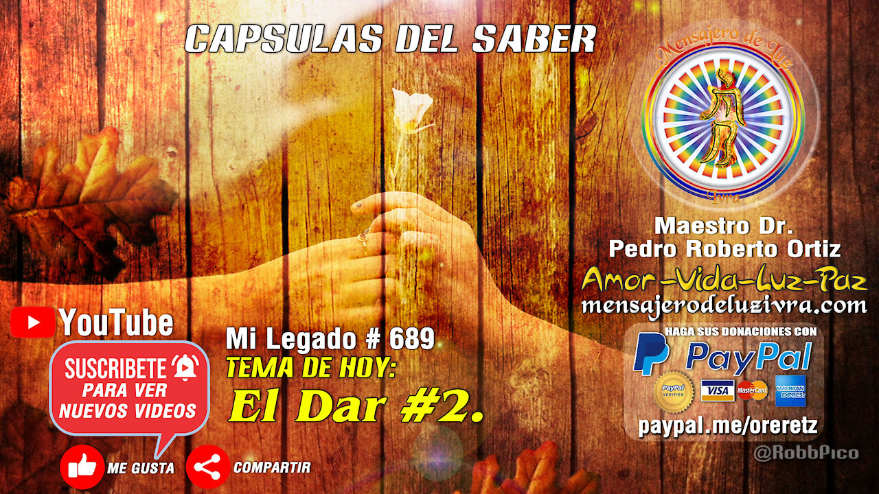 Tema de hoy: El Dar #2. Mi Legado #689