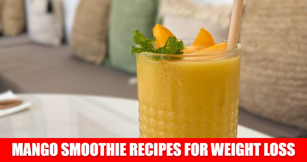 Mango Smoothie Recipes for Weight Loss 🥭🍹 | Smoothie Diet for weight loss