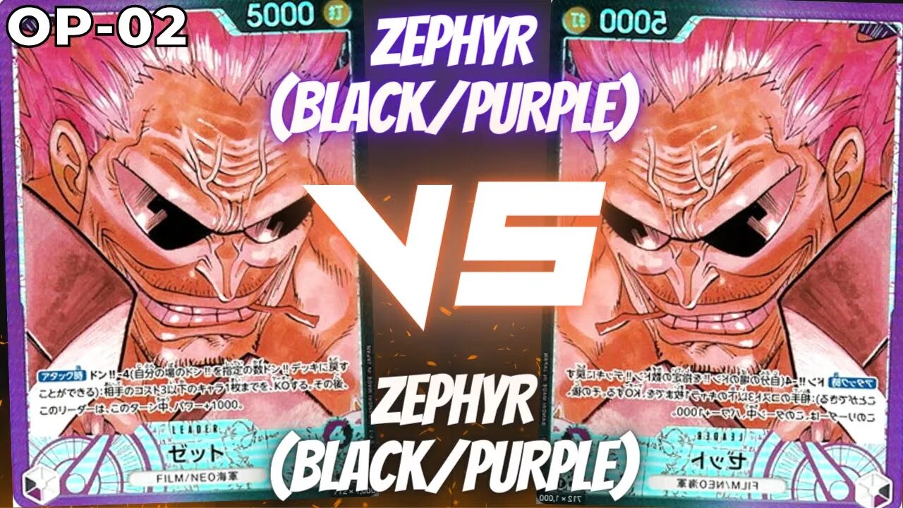 TOTAL CONTROL OVER YOUR OPPONENT!! - ZEPHYR vs ZEPHYR | One Piece Card Game