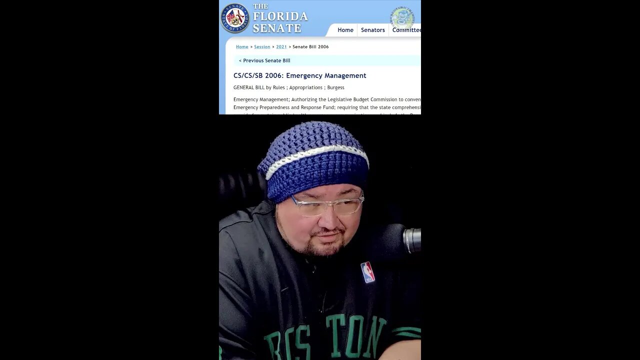 Pt3⚖️Florida Bill SB 2006 Passed by Ron DeSantis in 2021 that Force Isolation during Emergency🚨
