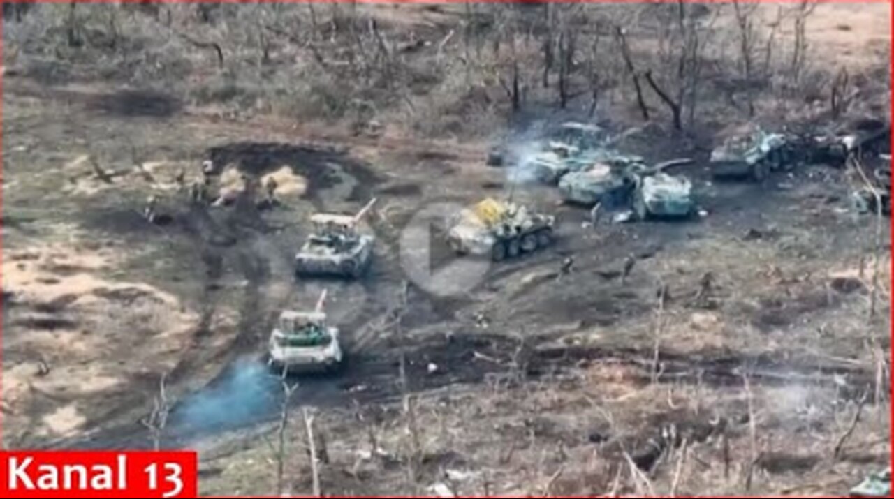 The Ukrainian army destroyed 1050 Russian soldiers and more than 10 tanks in one day