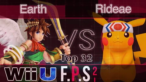 Earth (Pit) vs. Rideae (Pikachu) - Wii U Top 48 - FPS2