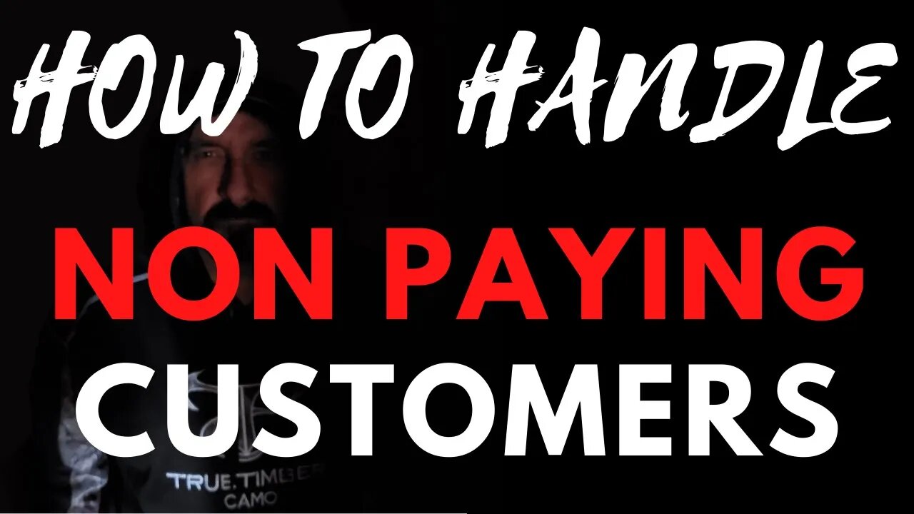 How to handle non paying customers