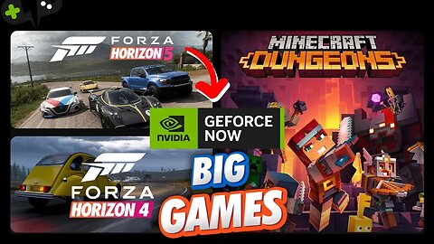 FORZA 4 & 5, MINECRAFT Dungeons & More | GeForce Now News Update